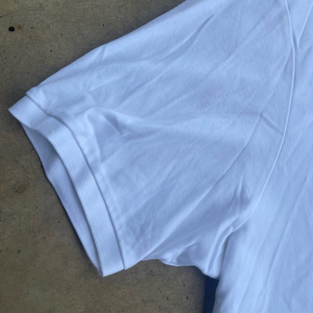 Ralph Lauren Polo Shirt Mens 4XB 4TG White Blue Pony Cotton Classic Fit - Picture 5 of 6